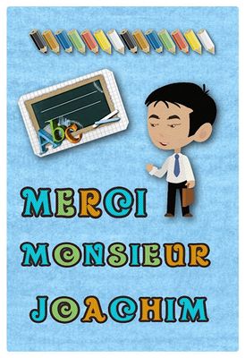 Lingette merci monsieur pour lunettes Lingette pour lunettes et écrans sur le thème de l'école merci monsieur avec prénom