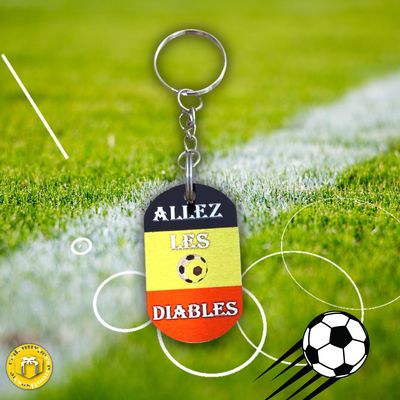 Porte-clés aluminium allez les diables