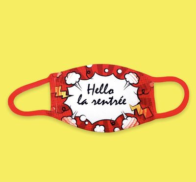 Masque comics hello la rentrée Masque comics hello la rentrée