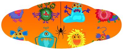 Masque de protection monstres Masque de protection monstres