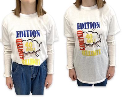 T-shirt edition limited personnalisable