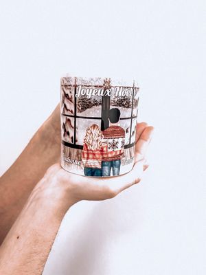 Mug personnalisé couple Noël Mug personnalisé couple Noël