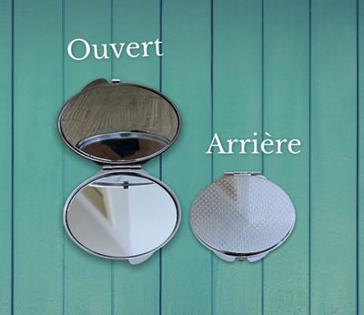 Miroir de poche super maman/marraine/sœur/