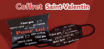 Coffret 1 cadeau noir avec masque