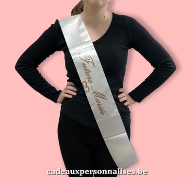Echarpe Miss futur mariée personnalisée