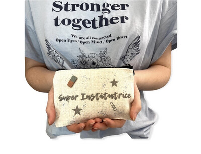 Trousse super institutrice, madame, atsem, maîtresse