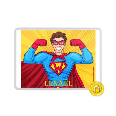 Boîte à tartines personnalisée super heros