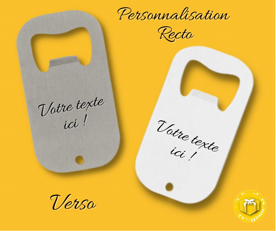 Décapsuleur à personnaliser