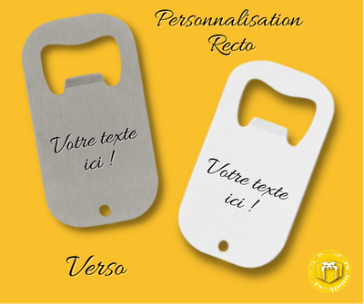 Décapsuleur à personnaliser Décapsuleur à personnaliser