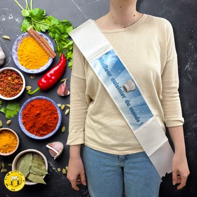 Echarpe Mister meilleur cuisinier du monde Echarpe Mister meilleur cuisinier du monde