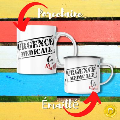 Mug urgence médicale pour personnel soignant