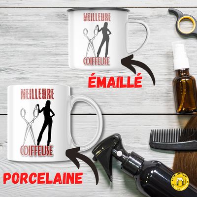 Mug personnalisé meilleure coiffeuse Mug meilleure coiffeuse