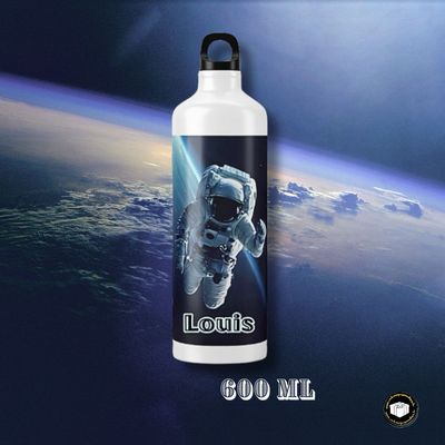 Gourde astronaute personnalisée avec prénom