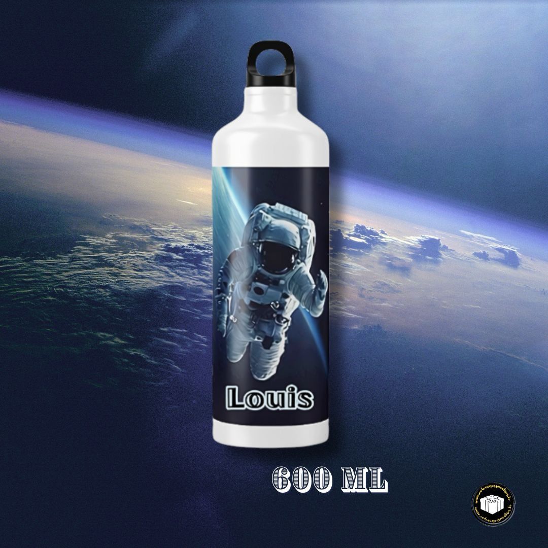 Gourde astronaute personnalisée avec prénom