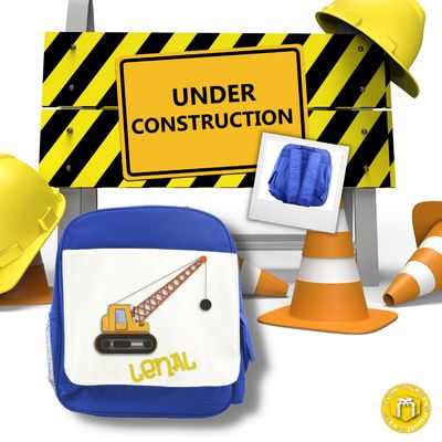 cartable personnalisé primaire garçon grue
