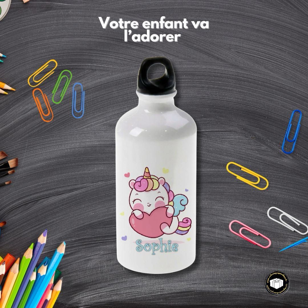 Gourde kawaii modèle licorne