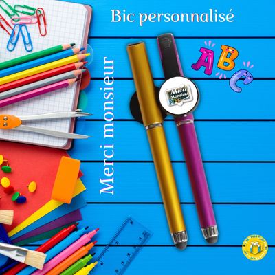 Bic personnalisé merci monsieur Bic personnalisé merci monsieur