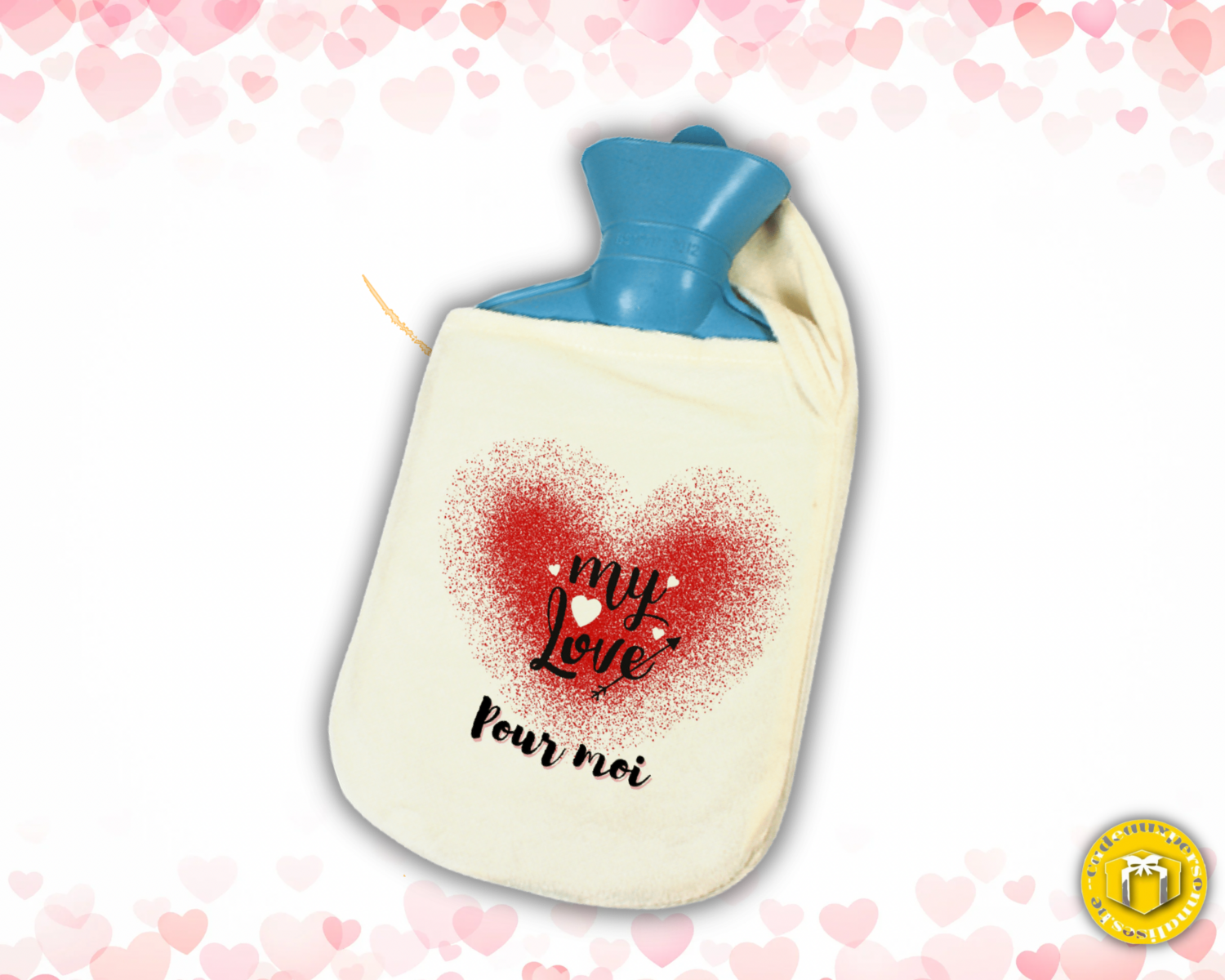 Bouillotte my love personnalisée pour moi