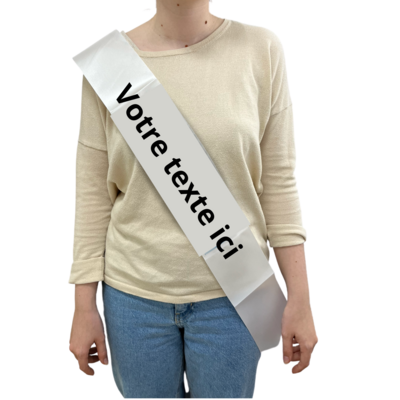 Echarpe Miss à personnaliser
