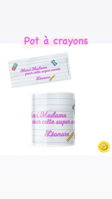 Mug merci madame - cahier