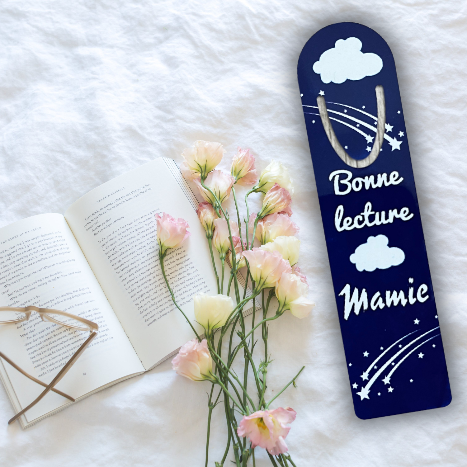 Marque page bonne lecture mamie