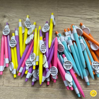 Stylo de couleurs à personnaliser