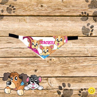 Bandana personnalisé pour chien modèles colorés