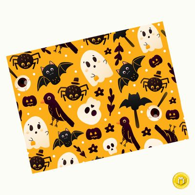 Lingette fantôme Halloween pour écrans et lunettes.