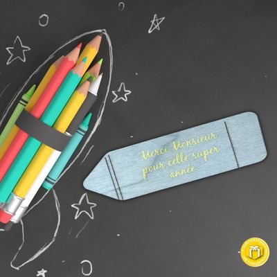 Crayon aimanté pour enseignants personnalisable
