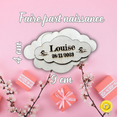 Faire part nuage pour naissance Faire part nuage pour naissance