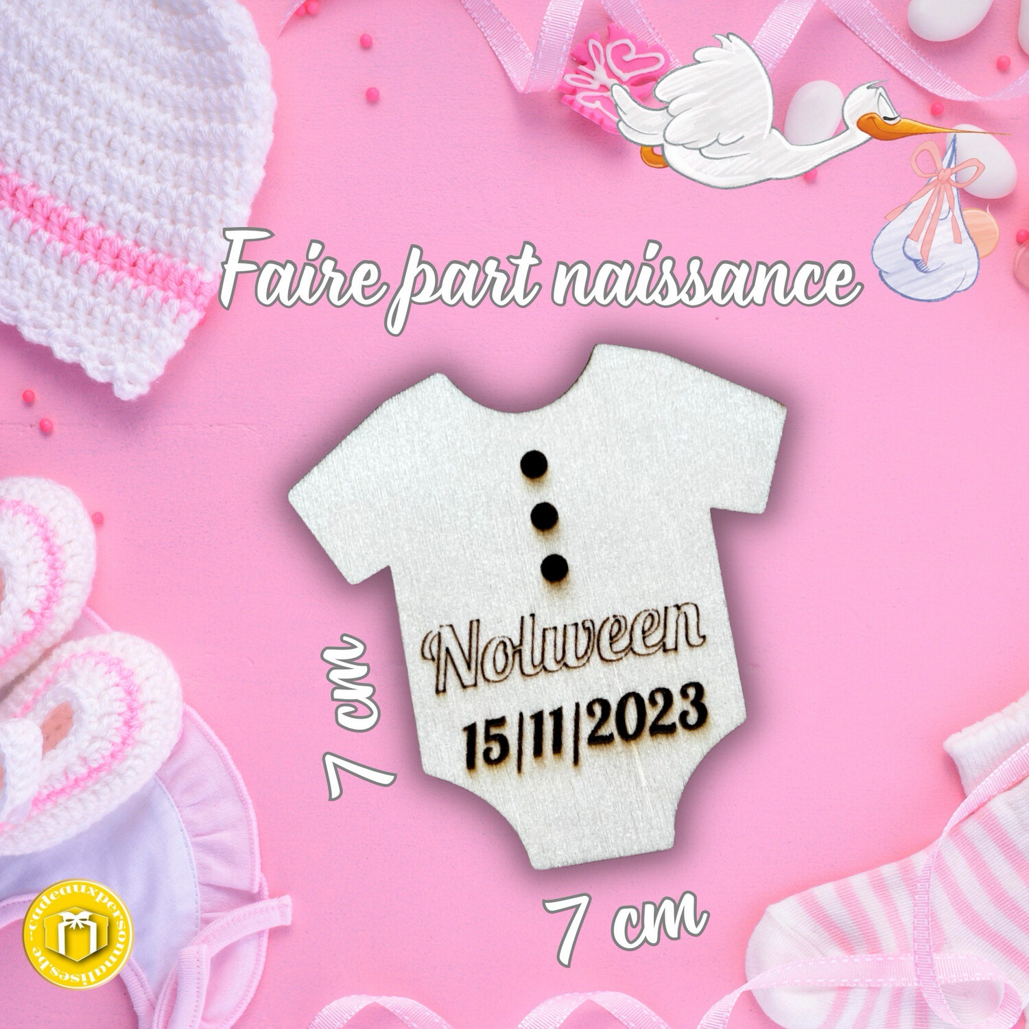 Faire part body pour naissance