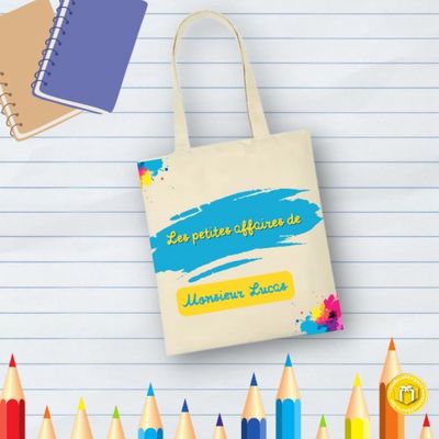 Tote bag les petites affaires de monsieur