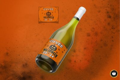 Étiquette bouteille spécial Halloween Grande étiquette autocollante pour toutes les bouteilles sur le thème d'Halloween.