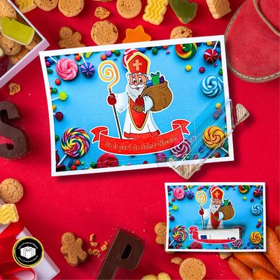 Support billet personnalisé Joyeuse Saint-Nicolas Support billet personnalisé Joyeuse Saint-Nicolas