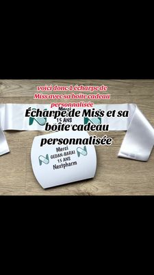Echarpe Miss joyeuses fêtes
