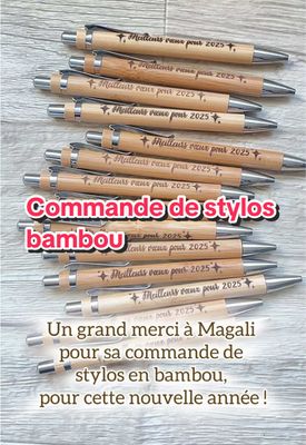Stylo bambou Meilleurs vœux