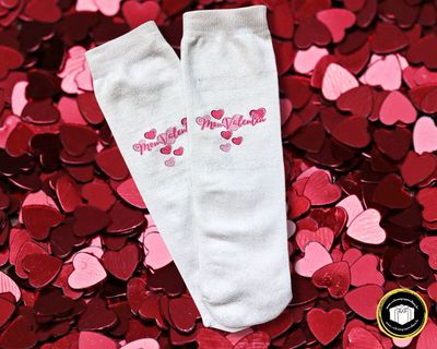 Chaussettes personnalisées mon Valentin Chaussettes personnalisées mon Valentin