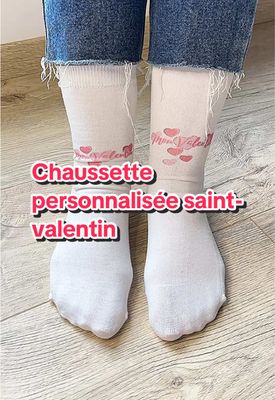 Chaussettes personnalisées mon Valentin