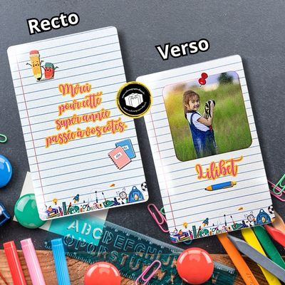 Carte message pour institutrice