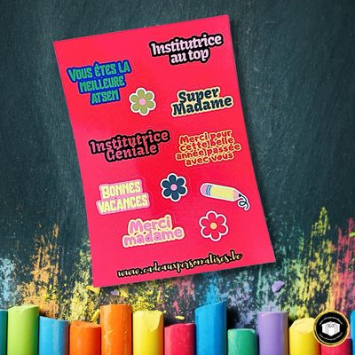 Stickers pour enseignant