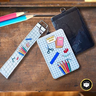 Porte-badge personnalisé pour l'école