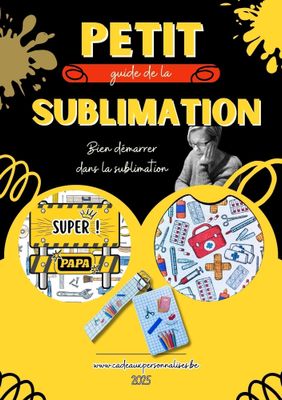 E-book sur la sublimation Ebook pour bien démarrer dans la sublimation. Un petit guide pour les professionnels qui débutent dans la personnalisation.