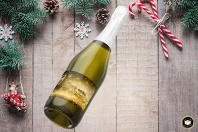 Étiquette bouteille bonne année