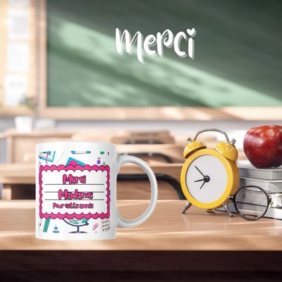 Mug enseignant merci