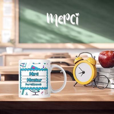 Mug enseignant merci