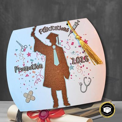 Boîte cadeau en carton pour diplôme médical 