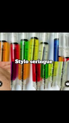 Stylo seringue avec prénom