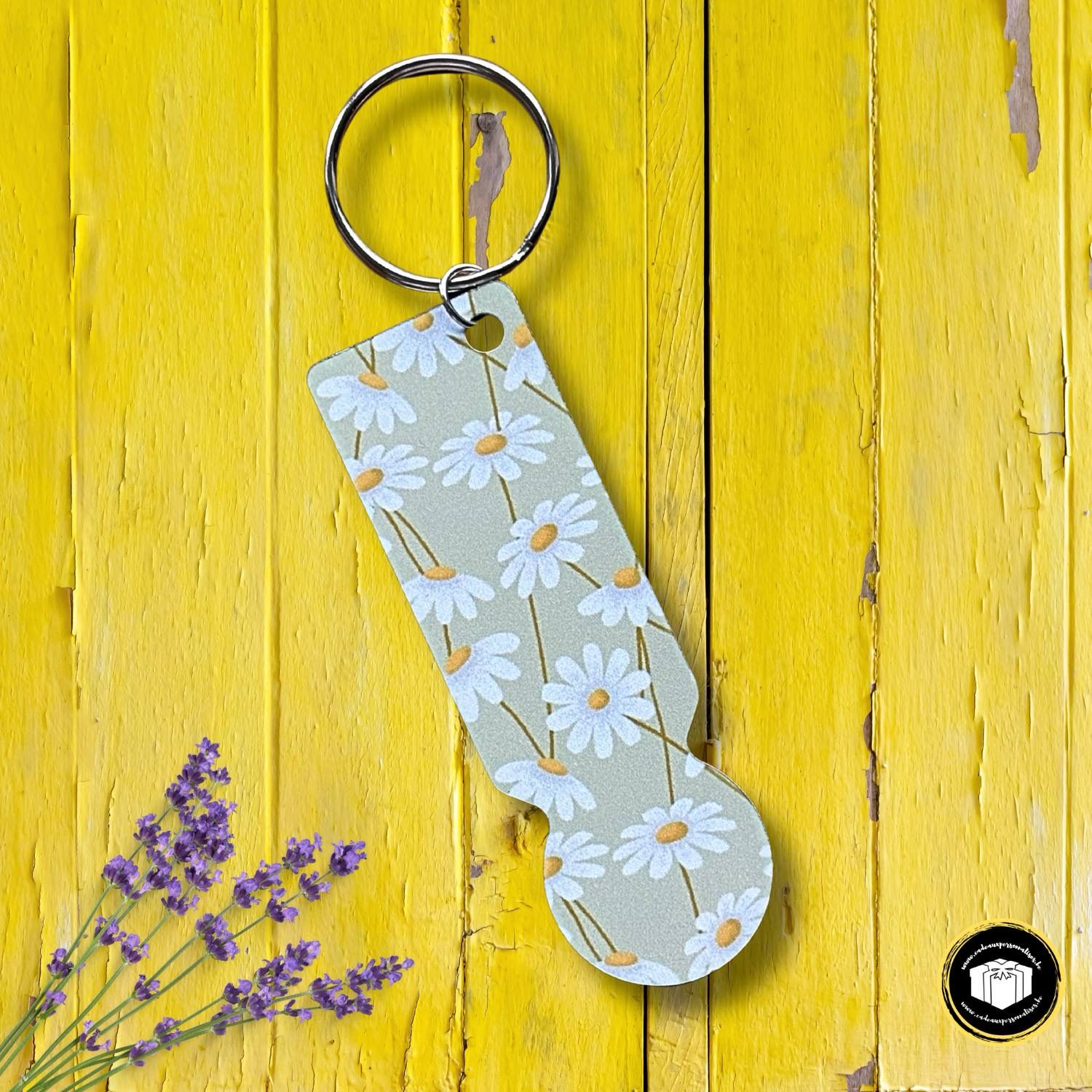 Porte-clés pour caddie printanier