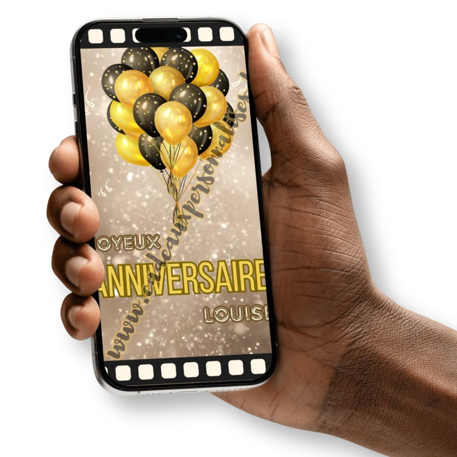 Annonce animée pour anniversaire