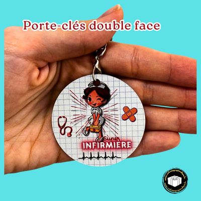 Porte-clés super infirmière